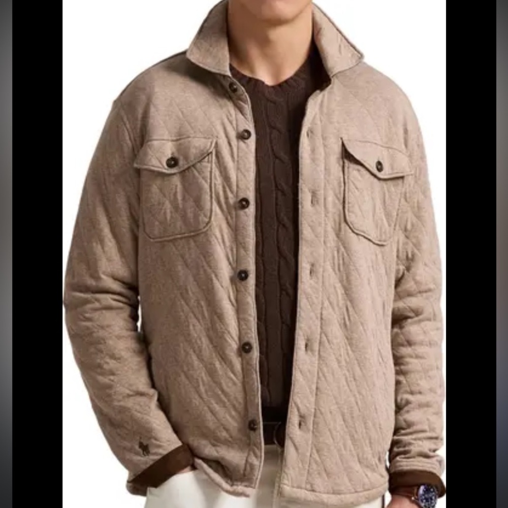 Men’s Tan Lightweight Utility Jacket Medium
